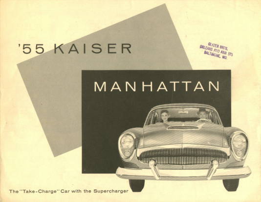 1955 Kaiser-Frazer Auto Advertising